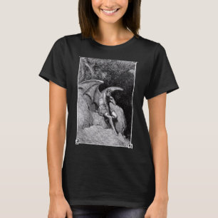 Lucifer Light Bearer Unholy Satanic Occult Gothic  T-Shirt