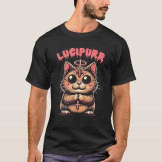 Lucifer Occult Devil Cat Lucipurr Halloween Demon T-Shirt