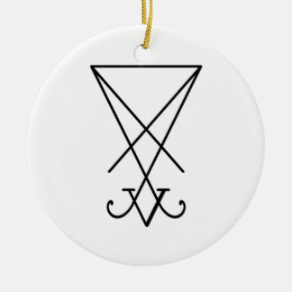 Lucifer Sigil Lamen (ornament base) Ceramic Ornament