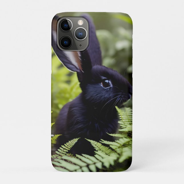Lucifer the Black Bunny: A Dark Bundle of Mischief Case-Mate iPhone Case (Back)