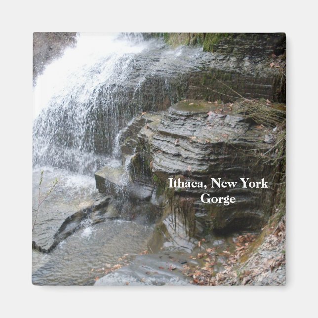 LUCIFER TOMBE GORGE ITHACA NEW YORK aimant (Devant)