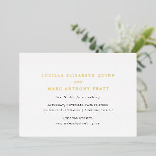Lucilla Elegant Modern Wedding Save the Date