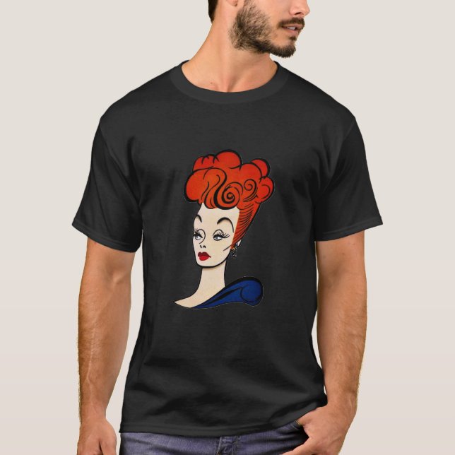 Lucille Ball Profile MEME ANIME MANGA T-Shirt (Front)