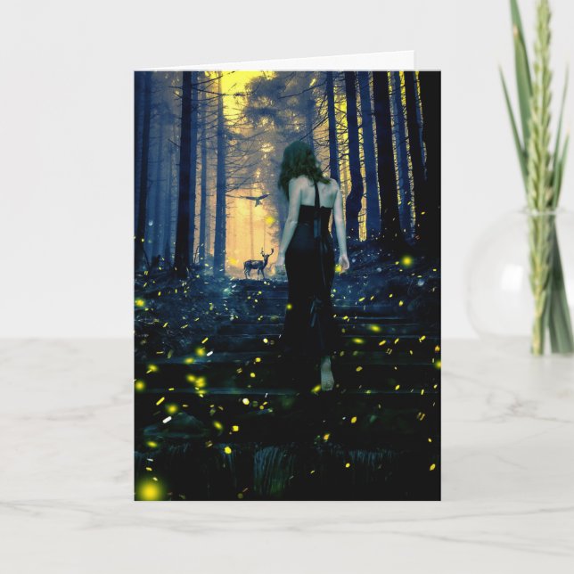 LUCIoles & FEMME ART CARTE D'ANNIVERSAIRE POUR ELL (Devant)