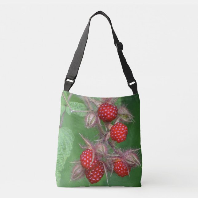 Lucious Raspberry Crossbody Bag (Front)