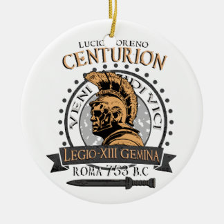 Lucius Voreno, a famous Roman Centurion Baby Rompe Ceramic Ornament