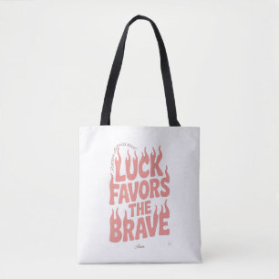 Luck Favours The Brave Long Sleeve T-Shirt Tote Bag
