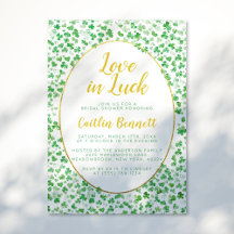 Luck in Love Green St. Patrick's Day Bridal Shower