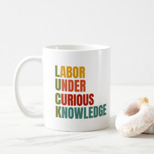 Luck. Labour Under Curious Knowledge  Coffee Mug