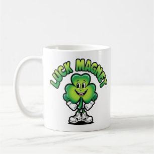 Luck Magnet clover Coffee Mug