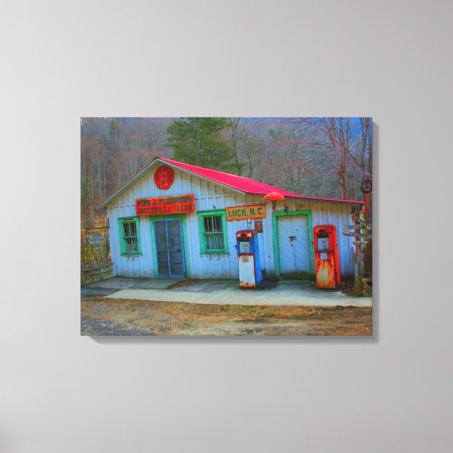 Luck, North Carolina Canvas Print (Front)