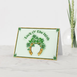 Luck O' The Irish Card