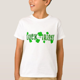 Luck o the Irish Green Lucky Shamrocks T-Shirt