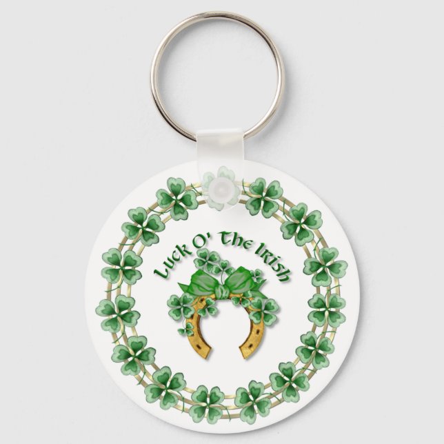 Luck O' The Irish Keychain (Front)