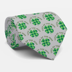 Luck of the Irish Clover Tie