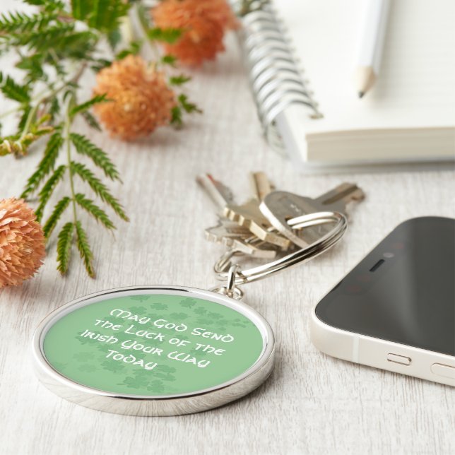 Luck of the Irish Keychain (Side)