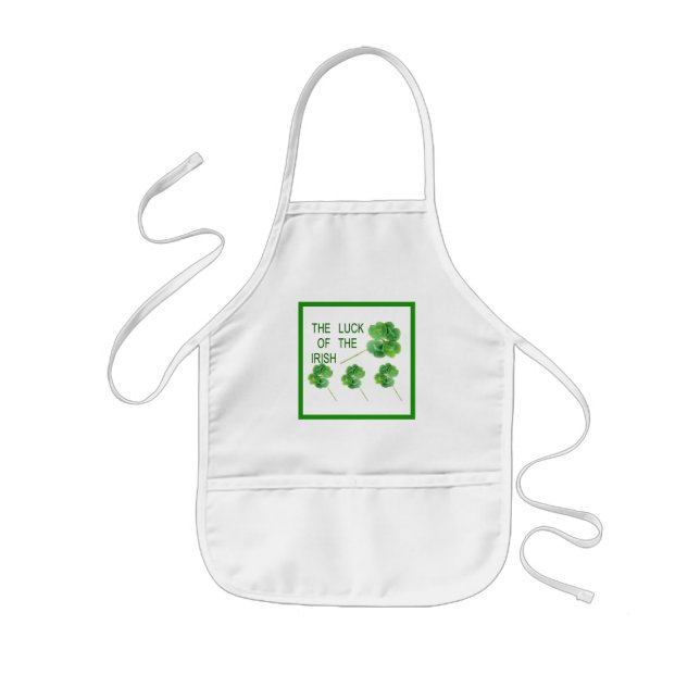 Luck of the Irish - Kids Apron (Front)