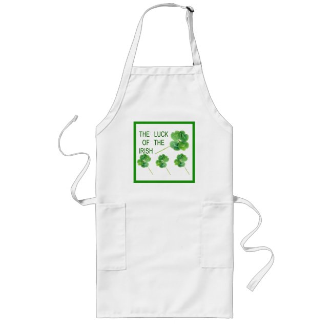 Luck of the Irish - Long Apron (Front)