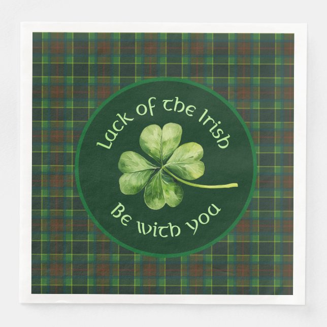 Luck of the Irish Paper Napkin (Front)