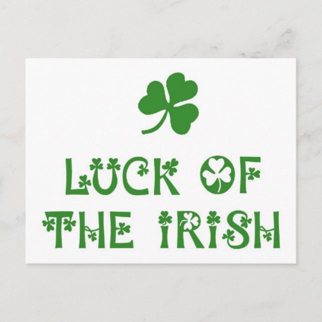 Luck of the Irish Postcard (Front)