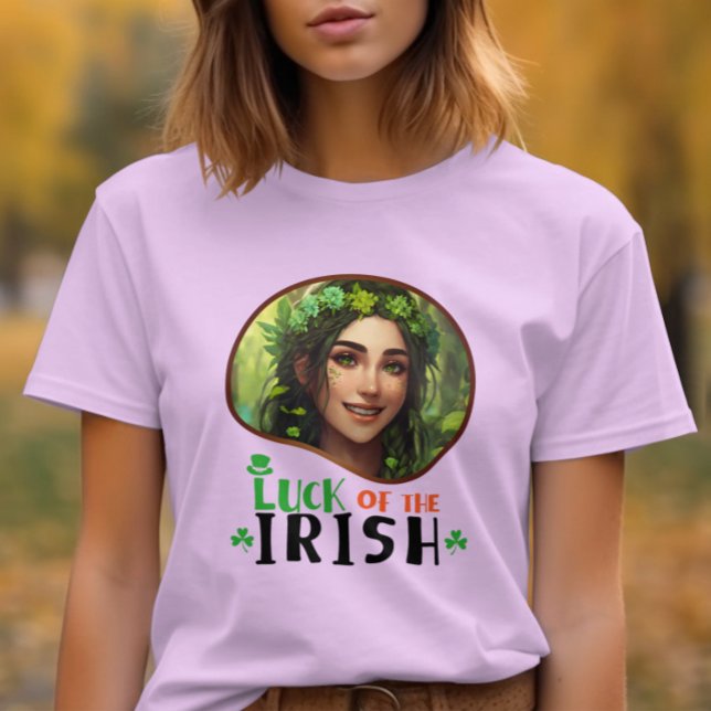 Luck of the Irish - Shimmering Shamrock T-Shirt (Creator Uploaded)