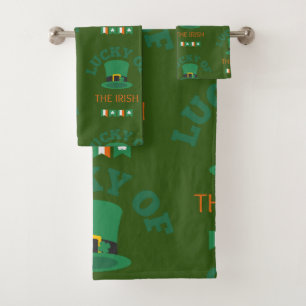Luck of the irish,st Patrick day 2023   Bath Towel Set