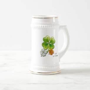 Luck of the Irish.St. Patrick's Day Gift Beer Mugs