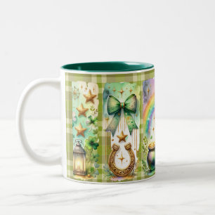 Luck Of The Irish  Two-Tone Coffee Mug