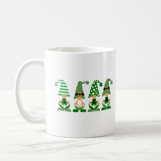 Luck & Shamrocks – Celebrate St. Patrick’s Day Coffee Mug (Left)