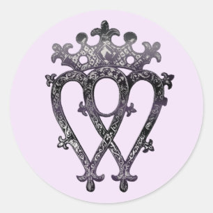 Luckenbooth, Scotland Scottish Heritage Love Token Classic Round Sticker