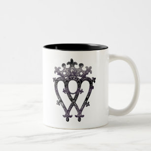 Luckenbooth, Scotland Scottish Heritage Love Token Two-Tone Coffee Mug
