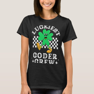 Luckiest Coder Crew Comp Sci Computer Science St P T-Shirt