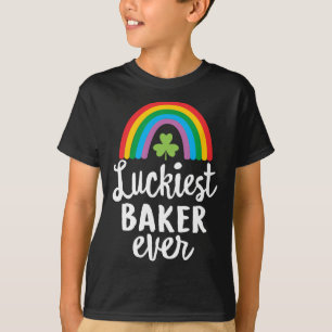 Luckiest Ker Ever St Patrick Day Shamrocks  T-Shirt