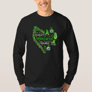 Luckiest Kindergarten Teacher Gnome St Patricks Da T-Shirt