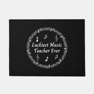 Luckiest Music Teacher Ever Doormat