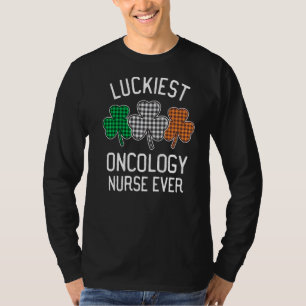 Luckiest Oncology Nurse Ever St Patrick S Day Iri T-Shirt