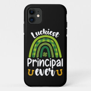 Luckiest Principal Ever School St Patrick's Day iPhone 11 Case