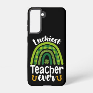 Luckiest Teacher Ever School St Patrick's Day Samsung Galaxy Case