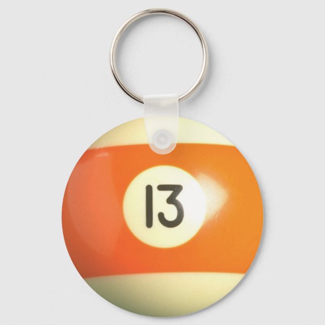 Lucky 13 keychain (Front)