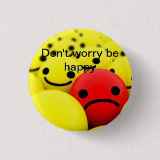 lucky 1 inch round button