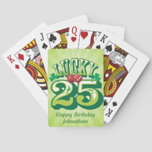 Lucky 25 Custom Playing Cards