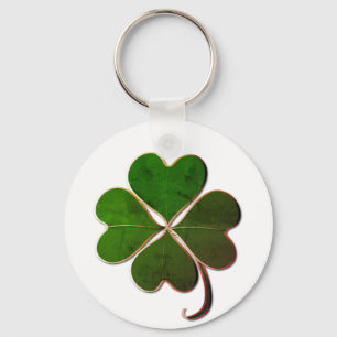 Lucky 4 Leaf Clover Keychain