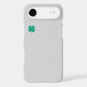 Lucky 4 Leaf Irish Clover gray iPhone 17 Air case