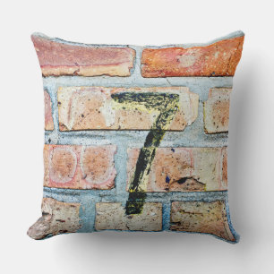 Lucky 7 outdoor pillow