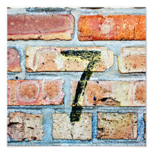 Lucky 7 photo print