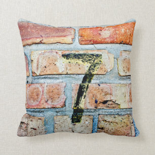 Lucky 7 throw pillow