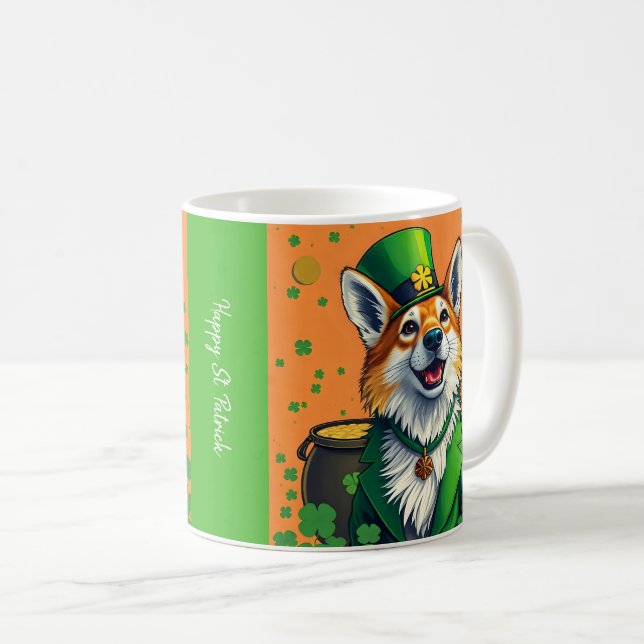 Lucky Animals in Disguise - St. Patrick’s Day Fun Coffee Mug (Front Right)