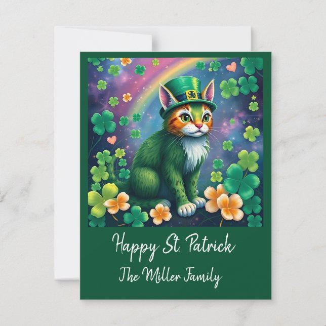 Lucky Animals in Disguise - St. Patrick’s Day Fun Holiday Card (Front)