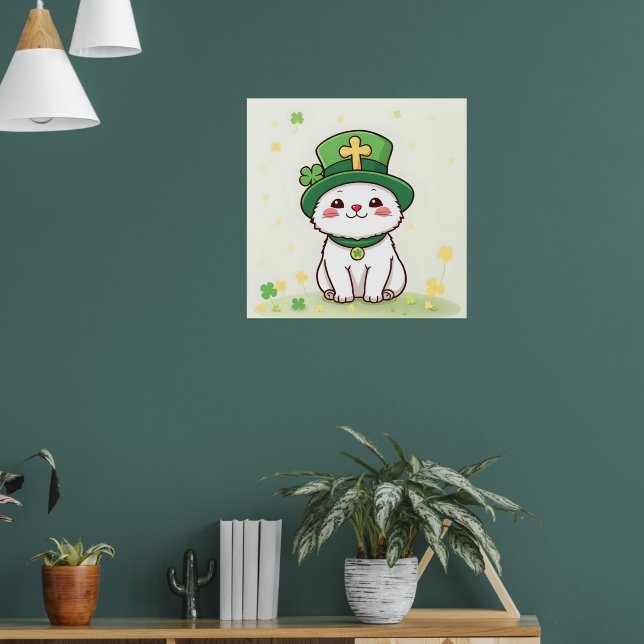 Lucky Animals in Disguise - St. Patrick’s Day Fun Poster (Living Room 1)