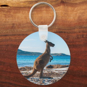 Lucky Bay Kangaroo Joey Keychain